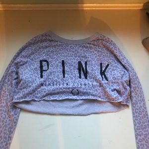 Cropped Victoria secret crew neck